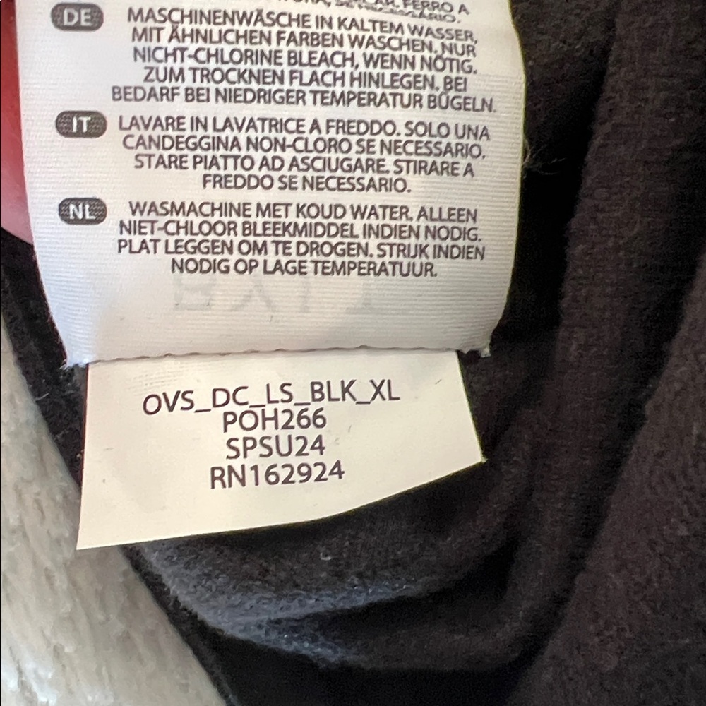 Bylt Premium Basics Coastal Overshirt Shirt Jacket. Black. Size XL - Picture 10 of 10